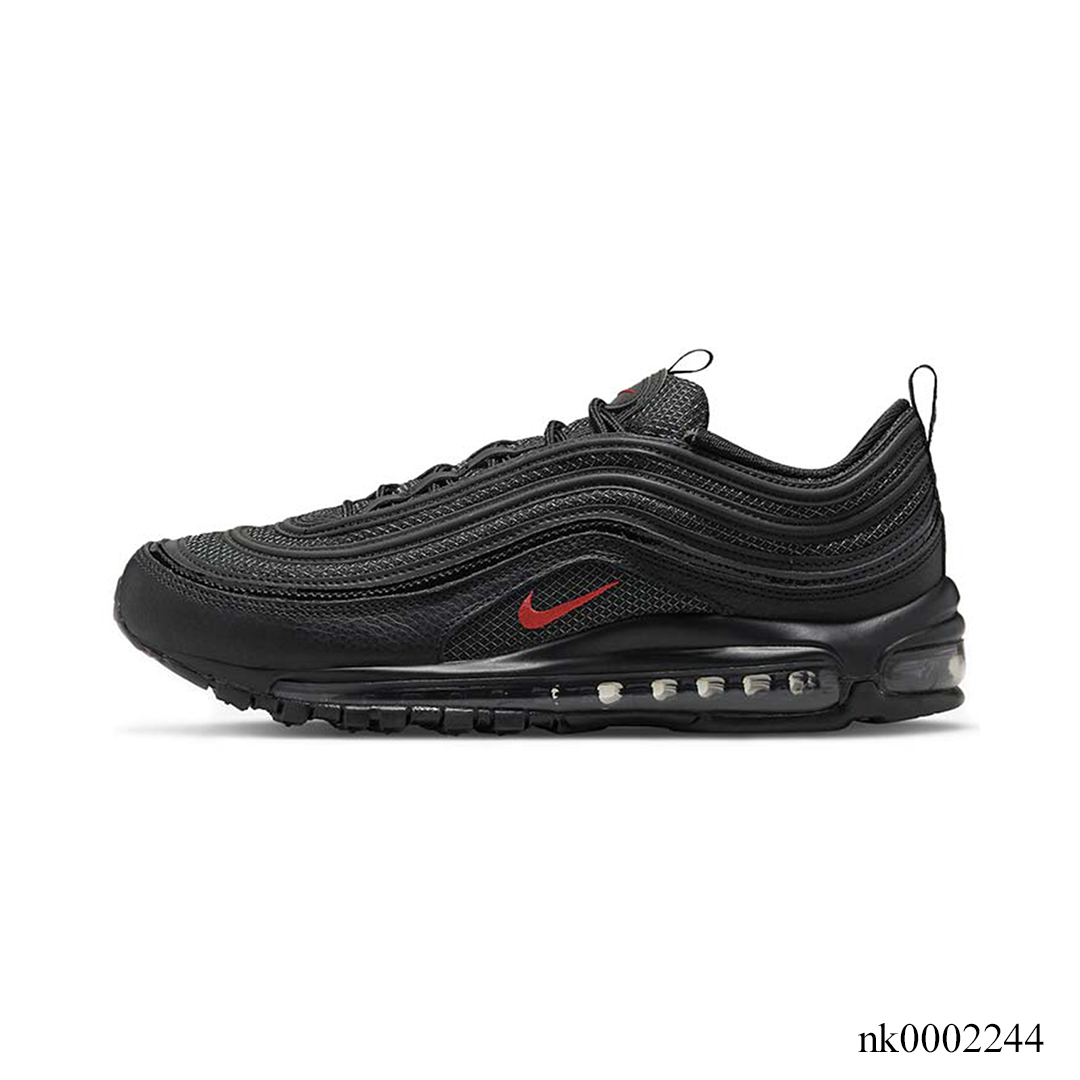 AM 97 Black University Red Shoes Sneakers - nk0002244 - Image 2