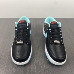 Dunk Low Barber Shop Black Shoes Sneakers - nk0002007 - Image 4