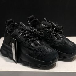 Chain Reaction Full Black Shoes Sneakers - ve0000051 - Image 7