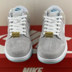 Dunk Low Barbershop Grey Shoes Sneakers - nk0001974 - Image 7