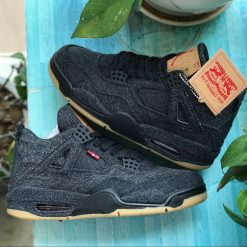 AJ 4 Retro Levi's Black (Levi's Tag) Shoes Sneakers - nk0000658 - Image 9