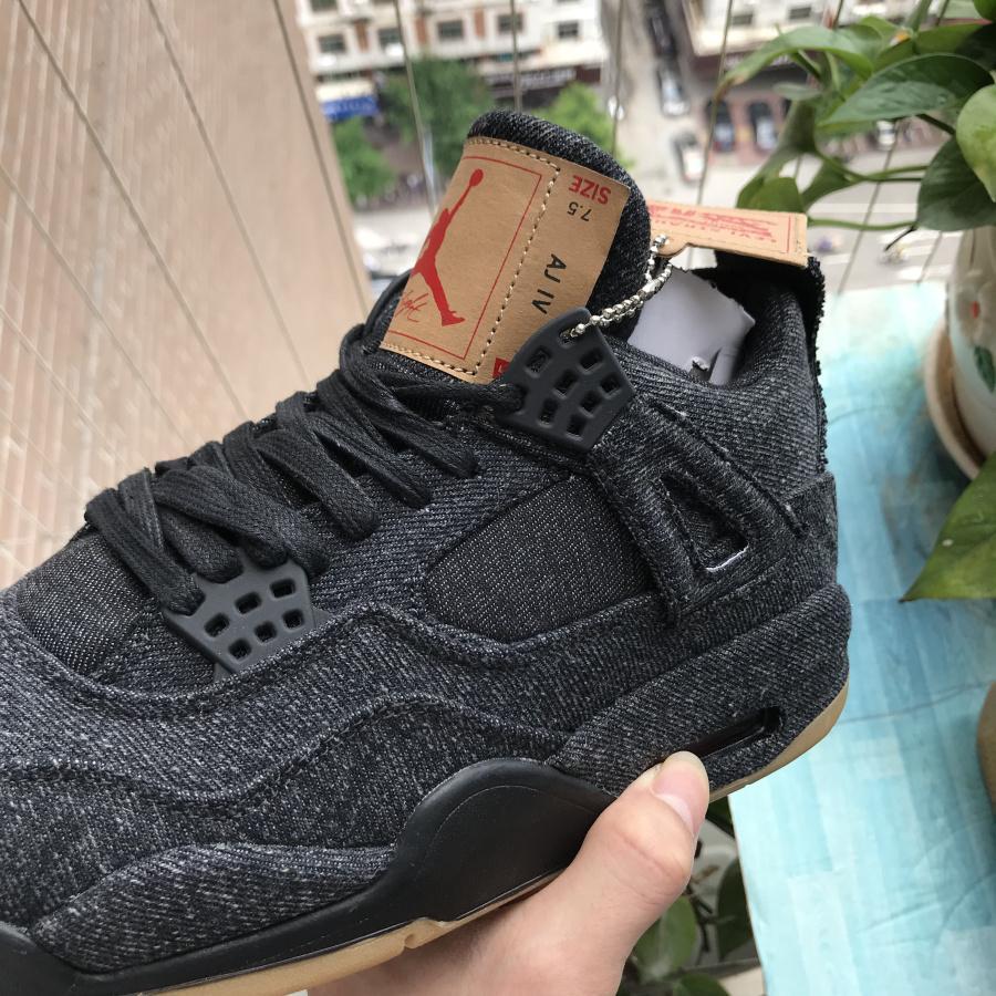 AJ 4 Retro Levi's Black (Levi's Tag) Shoes Sneakers - nk0000658 - Image 10