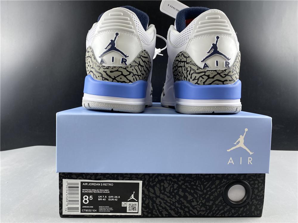 AJ 3 Retro UNC (2020) Shoes Sneakers - nk0000682 - Image 14