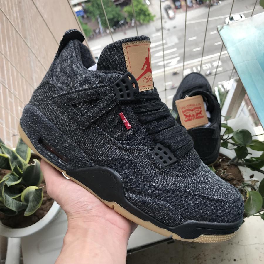 AJ 4 Retro Levi's Black (Levi's Tag) Shoes Sneakers - nk0000658 - Image 12