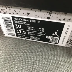 AJ 4 Retro Bred (2019) Shoes Sneakers - nk0000027 - Image 12