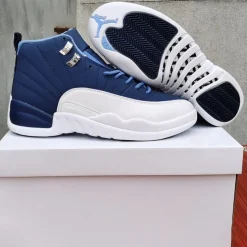 AJ 12 Retro Stone Blue Shoes Sneakers - nk0000810 - Image 4