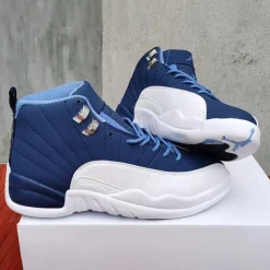 AJ 12 Retro Stone Blue Shoes Sneakers - nk0000810 - Image 3