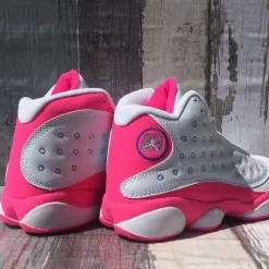 AJ 13 White Pink Blue Shoes Sneakers - nk0001595 - Image 9