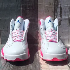AJ 13 White Pink Blue Shoes Sneakers - nk0001595 - Image 10