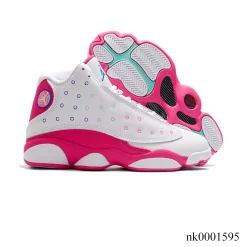 AJ 13 White Pink Blue Shoes Sneakers - nk0001595 - Image 4