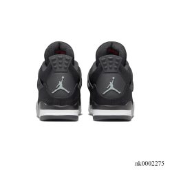 AJ 4 Retro Black Canvas Shoes Sneakers - nk0002275 - Image 6