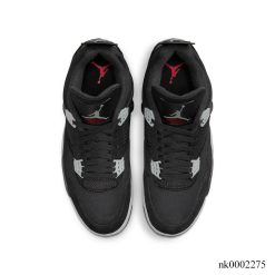 AJ 4 Retro Black Canvas Shoes Sneakers - nk0002275 - Image 5