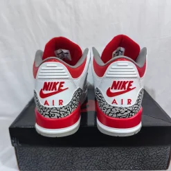 AJ 3 Retro Fire Red Shoes Sneakers - nk0002330 - Image 9