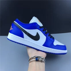 AJ 1 Low Hyper Royal Orange Peel Shoes Sneakers - nk0000141 - Image 3