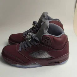 AJ 5 Burgundy Shoes Sneakers - nk0003082 - Image 8