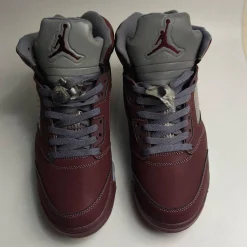 AJ 5 Burgundy Shoes Sneakers - nk0003082 - Image 9