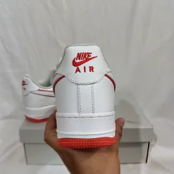 AF 1 Low White Picante Red Shoes Sneakers - nk0003173 - Image 7