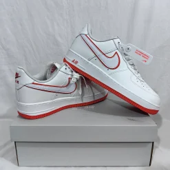 AF 1 Low White Picante Red Shoes Sneakers - nk0003173 - Image 8