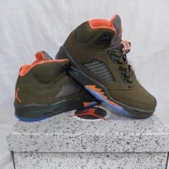 AJ 5 Olive Shoes Sneakers - nk0003202 - Image 9