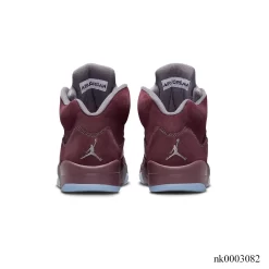 AJ 5 Burgundy Shoes Sneakers - nk0003082 - Image 5