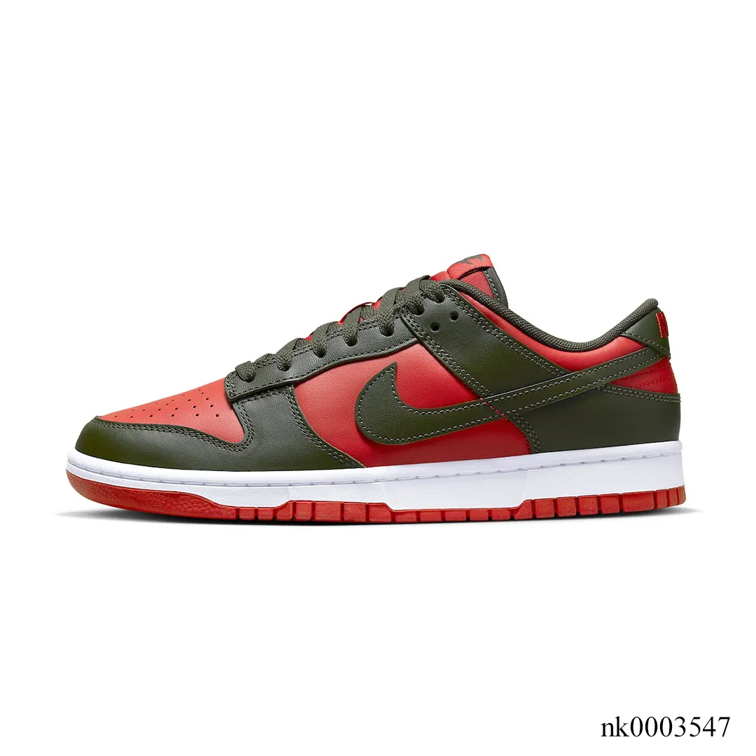 Dunk Low Mystic Red Cargo Khaki Shoes Sneakers - nk0003547 - Image 2