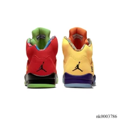 AJ 5 "What The" Shoes Sneakers  - nk0003786 - Image 7