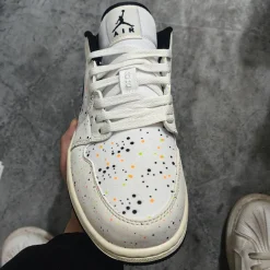 AJ 1 Low Brushstroke Shoes Sneakers - nk0003737 - Image 8
