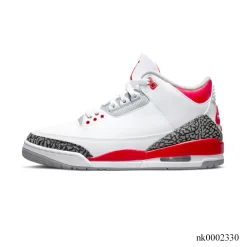 AJ 3 Retro Fire Red Shoes Sneakers - nk0002330 - Image 2