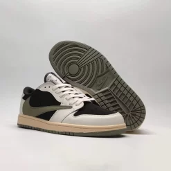 Travis Scott x AJ 1 Low OG Olive Shoes Sneakers - nk0002431 - Image 8