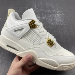 AJ 4 Sail Metallic Gold Shoes Sneakers - nk0003549 - Image 6