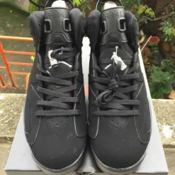 AJ 6 Retro Metallic Silver Shoes Sneakers - nk0002328 - Image 7