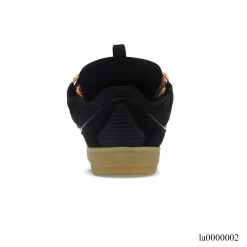 Lanvin Leather Curb Black Shoes Sneakers - la0000002 - Image 4