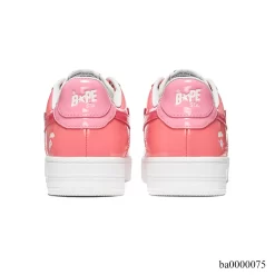 BAPE Sta Low Color Camo Combo Pink Shoes Sneakers - ba0000075 - Image 4