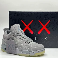 KAWS x AJ 4 Cool Grey Shoes Sneakers – nk0003104 - Image 13