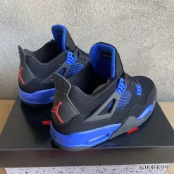 AJ 4 Retro Black Deep Royal Blue Shoes Sneakers - nk0004059 - Image 11