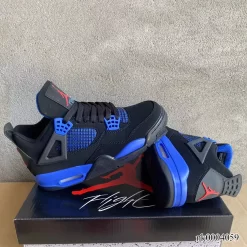 AJ 4 Retro Black Deep Royal Blue Shoes Sneakers - nk0004059 - Image 8