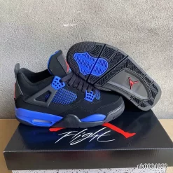 AJ 4 Retro Black Deep Royal Blue Shoes Sneakers - nk0004059 - Image 9