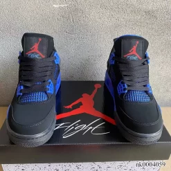 AJ 4 Retro Black Deep Royal Blue Shoes Sneakers - nk0004059 - Image 7