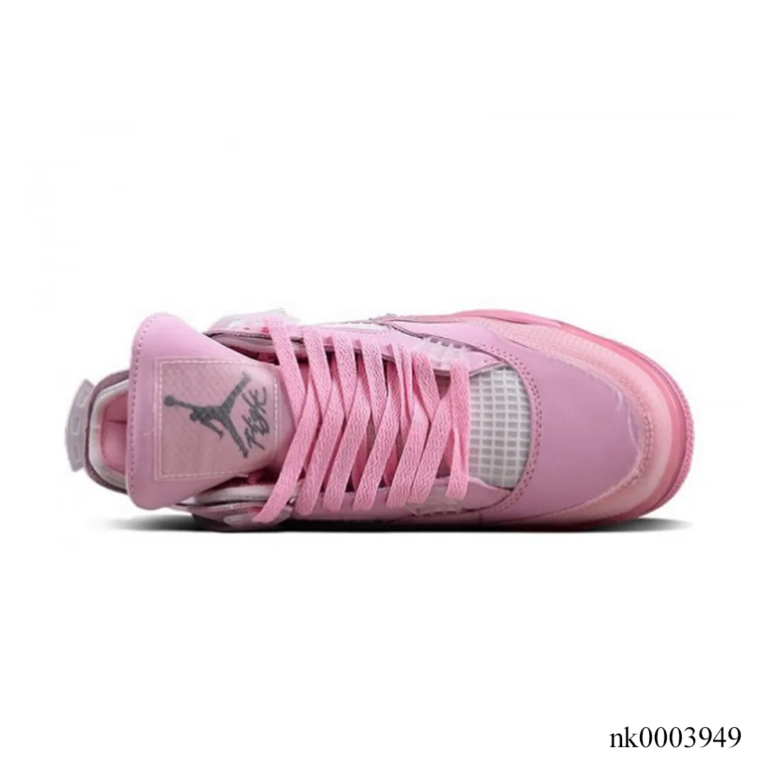 OW X AJ 4 Pink Shoes Sneakers - nk0003949 - Image 3