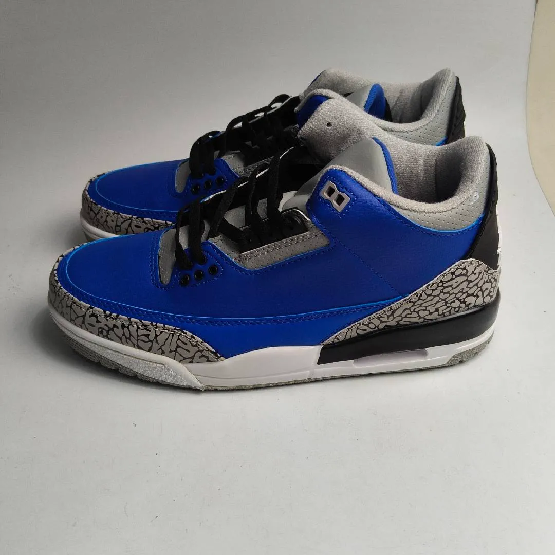 AJ 3 Retro Varsity Royal Cement Shoes Sneakers - nk0000759 - Image 5