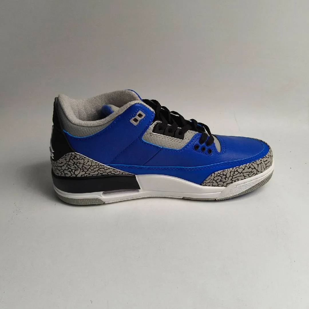 AJ 3 Retro Varsity Royal Cement Shoes Sneakers - nk0000759 - Image 3