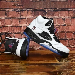 AJ 5 Paris Saint Germain F&F White Shoes Sneakers – nk0003554 - Image 4