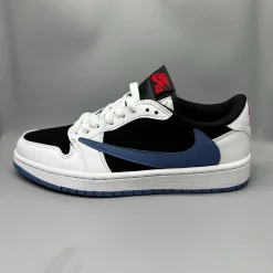 Travis Scott x AJ 1 Low Light Navy Shoes Sneakers - nk0004091 - Image 3