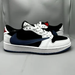 Travis Scott x AJ 1 Low Light Navy Shoes Sneakers - nk0004091 - Image 7