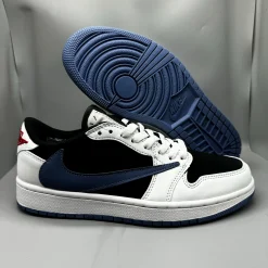 Travis Scott x AJ 1 Low Light Navy Shoes Sneakers - nk0004091 - Image 6