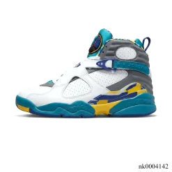 AJ 8 White Aqua Shoes Sneakers - nk0004142 - Image 2