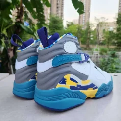 AJ 8 White Aqua Shoes Sneakers - nk0004142 - Image 5