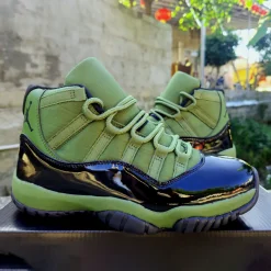 AJ 11 Retro Olive and Black Shoes Sneakers - nk0004177 - Image 5