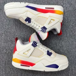 J Balvin x AJ 4 Medellín Sunset Shoes Sneakers - nk0004249 - Image 4