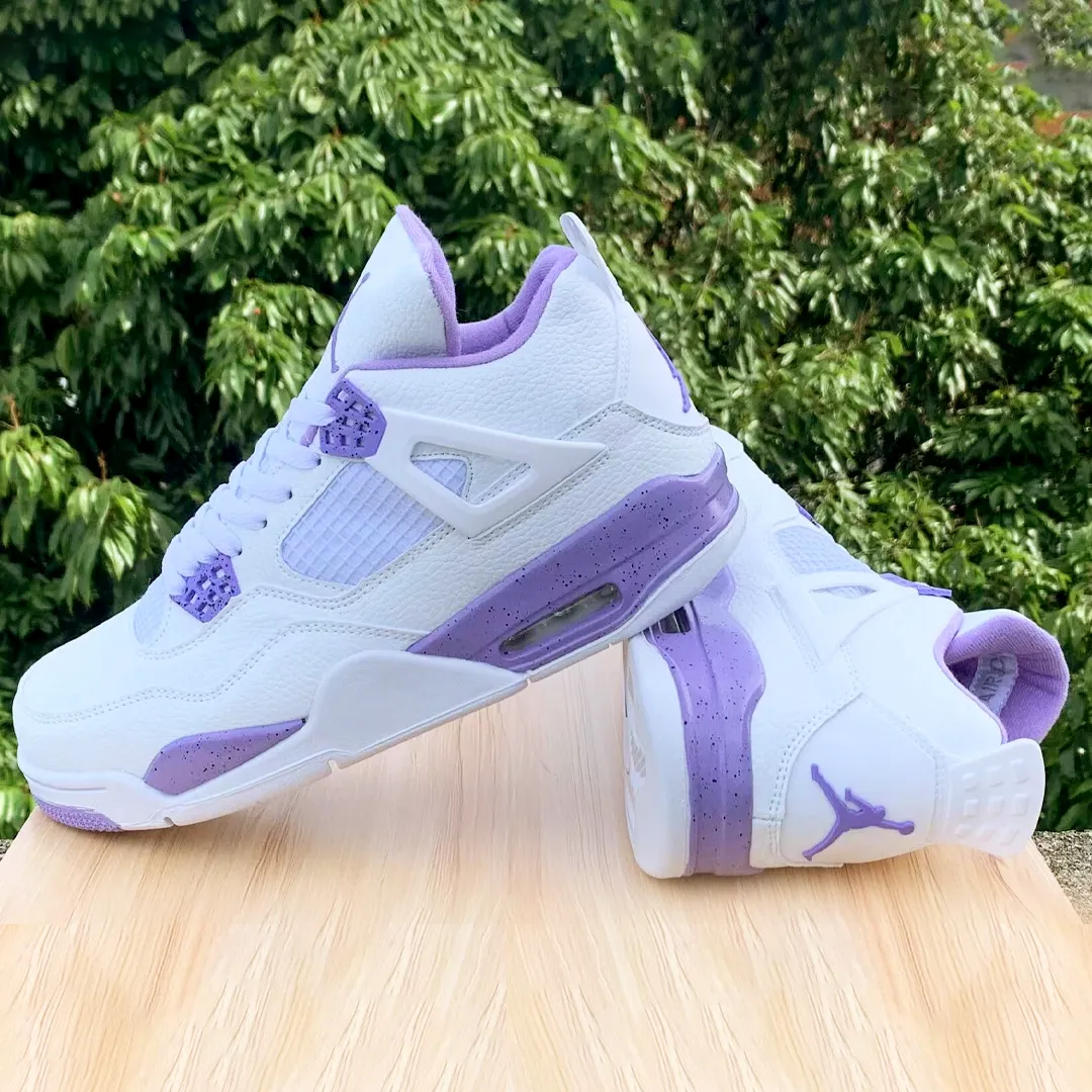 AJ 4 Purple Oreo Shoes Sneakers – nk0004378 - Image 3